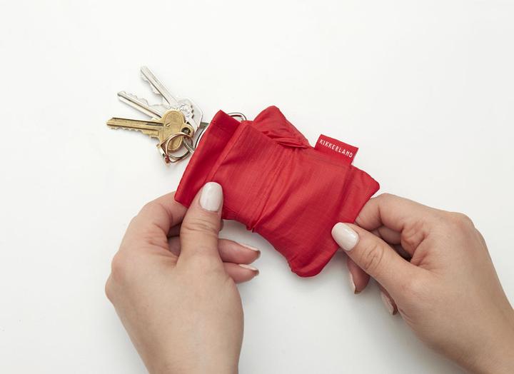 Actual product image Kikkerland Keychain Shopping Bag
