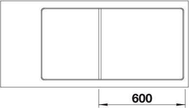 Produktbild Blanco Axia III XL 6 S-F (Einbauspüle, 50 cm, 99 cm)