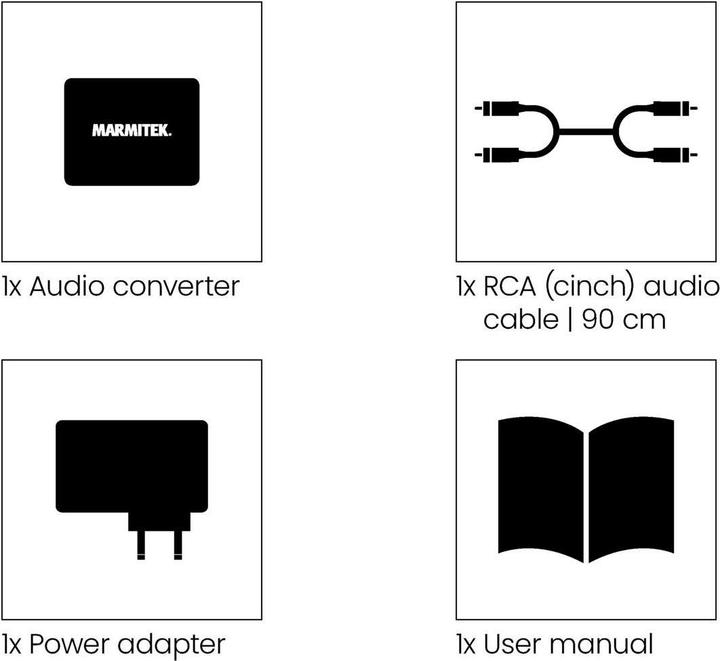 Produktbild Marmitek Connect AD12 Audio Converter, Stereo / Digital, PCM (Analog -> Digital)