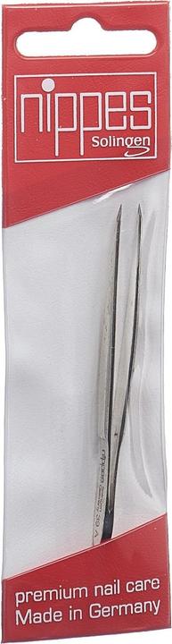 Nippes Tweezers pointed, nickel-plated