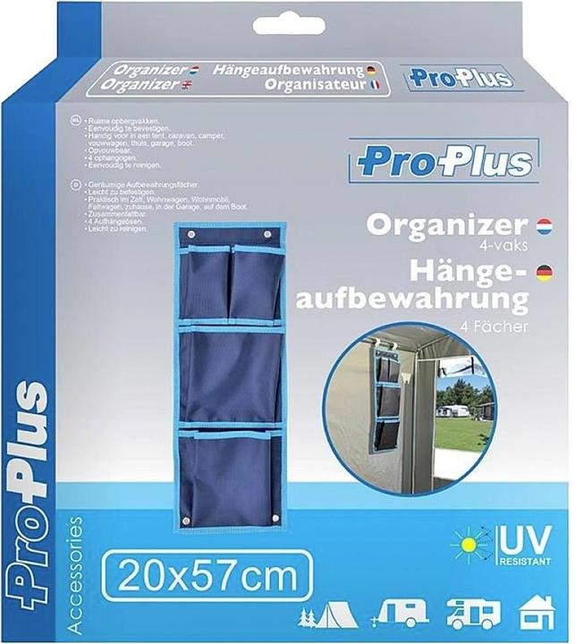 Produktbild ProPlus Hängeaufbewahrung 4 Fächer