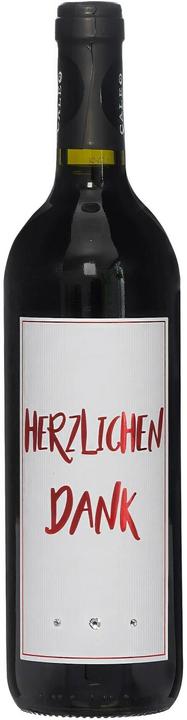 Dreams and Fantasy Geschenkidee Rotwein Herzlichen Dank Rot, 750 ml