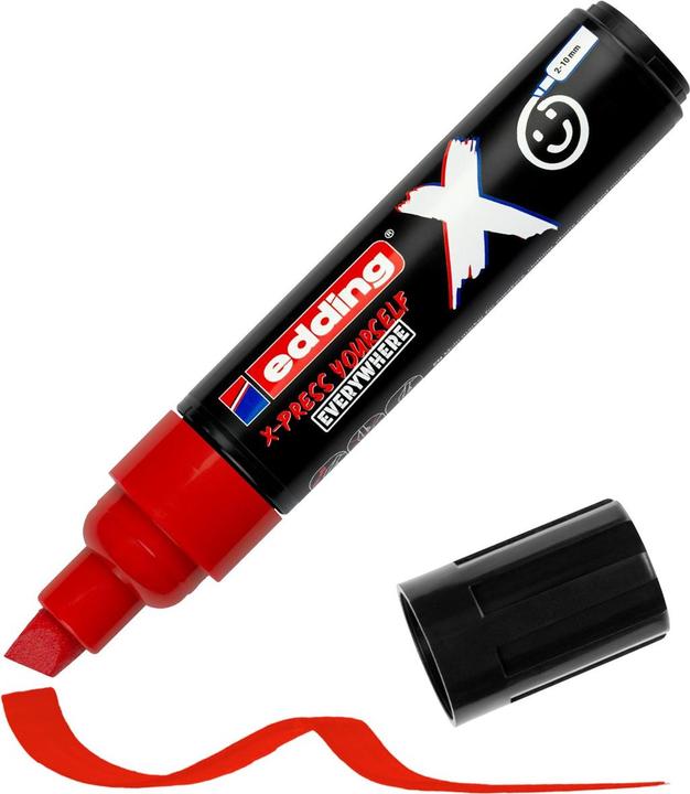Produktbild Edding 6900 X Multimarker 2er-Set (Grau, Rot, 10 mm, 2 x)