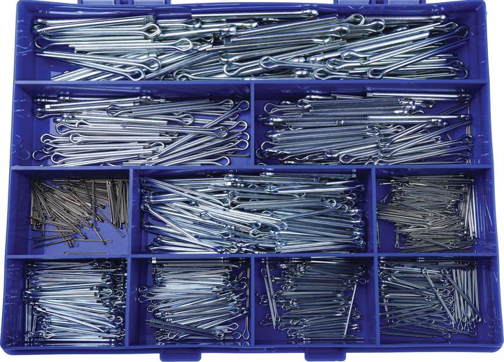 Actual product image RS PRO Split pin assortment galvanized