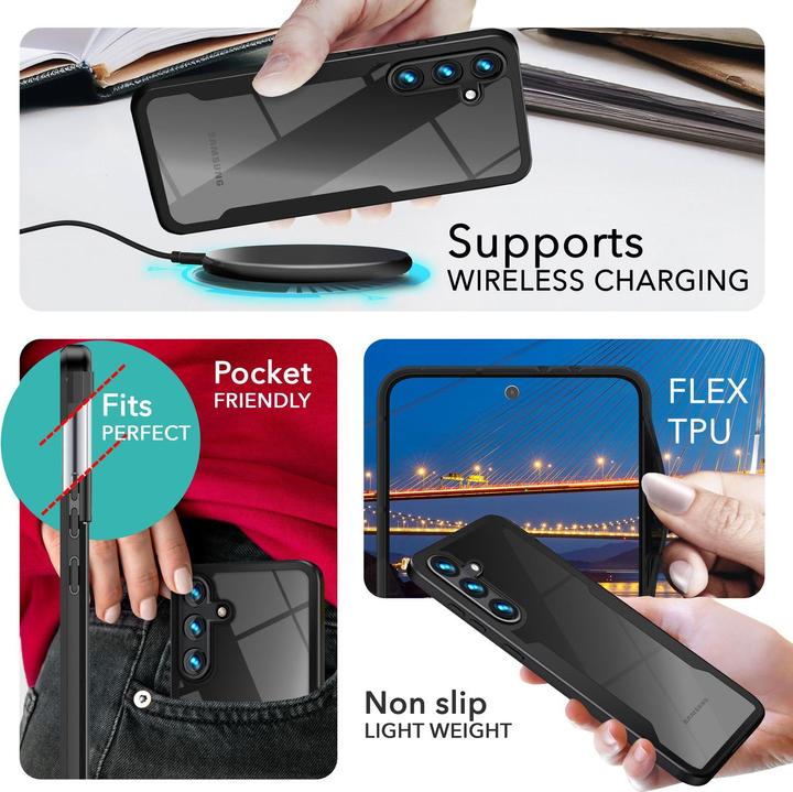 Actual product image Nalia Clear 360 Degree Hybrid Envelope (Samsung Galaxy S24+)