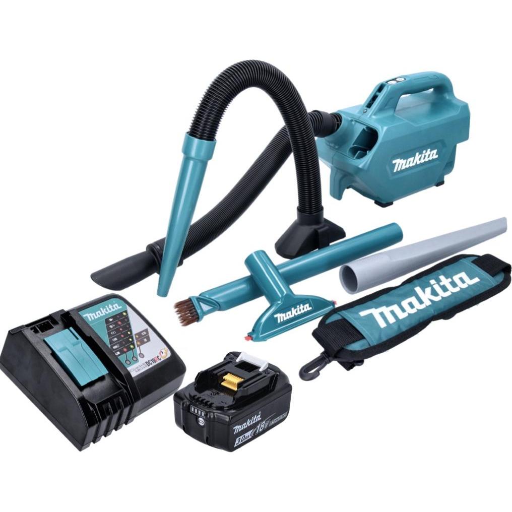 Thumbnail - Makita DCL 184 RF1 Akku Staubsauger 18 V 54 mbar 0,5 l + 1x Akku 3,0 Ah + Ladegerät, Staubsauger