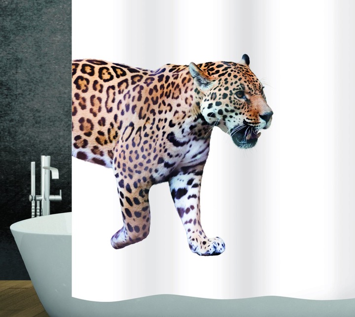 Image du produit Diaqua Rideau de douche textile Jaguar (180 x 200 cm)