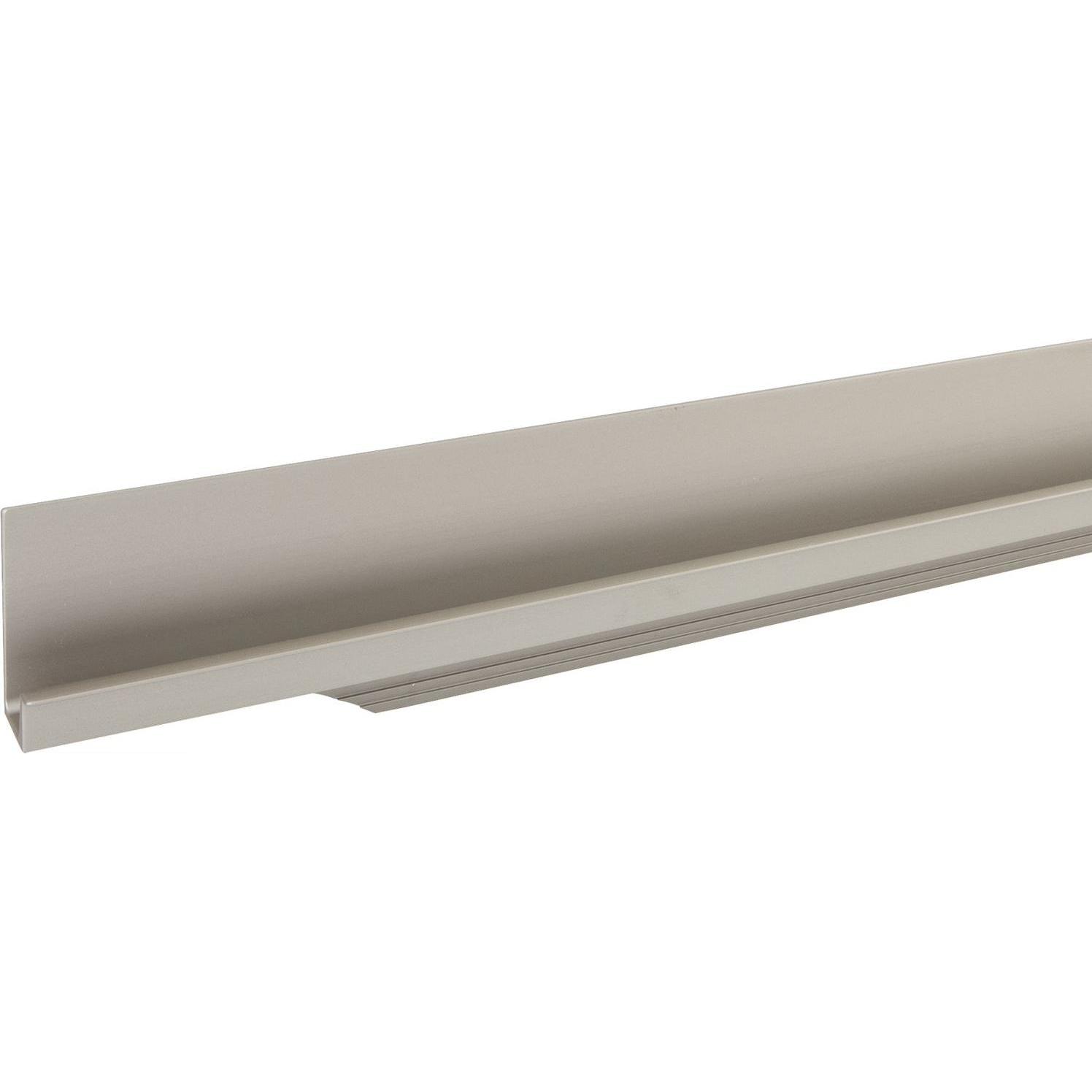 Schüco, Möbelgriff, Grande Griffleiste Möbelgriff 795 mm Griff Aluminium Edelstahl-Effekt
