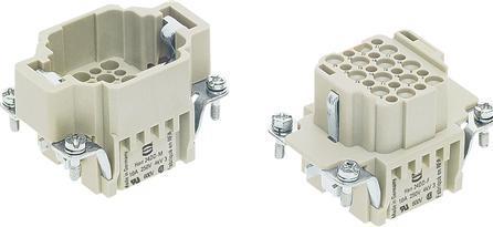 Produktbild Harting HAN DD Steckverbinder, Einsatz Typ 6B Buchsen-Crimpanschluss max 2,5mm2, 10A24 polig