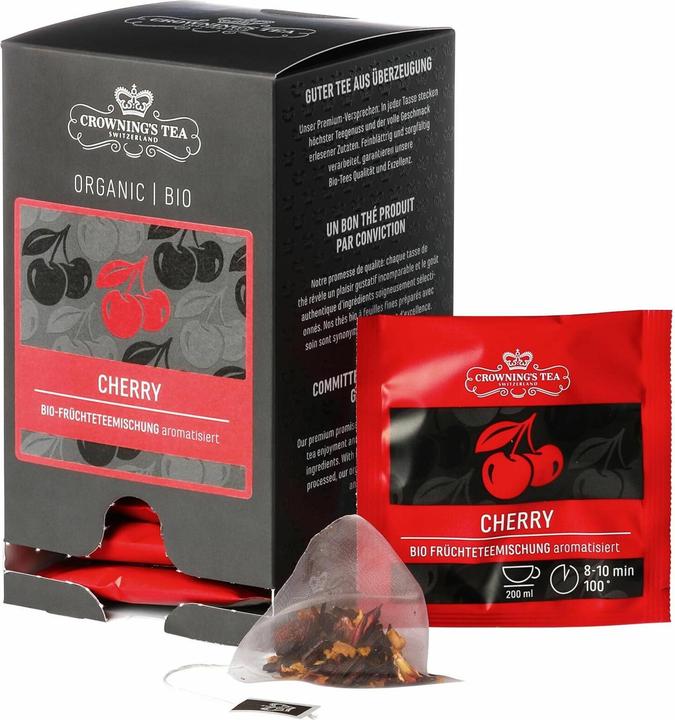 Crowning's Tea Teebeutel Bio Cherry 15 Stück (37.50 g)