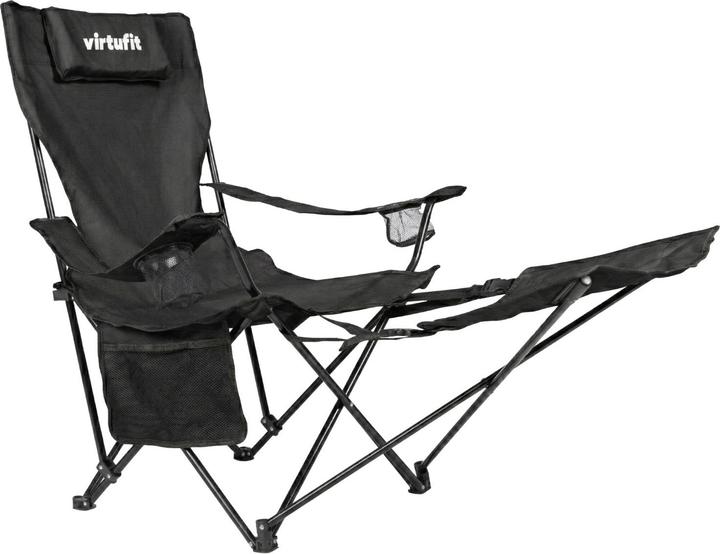 Actual product image Virtufit Folding Camping Chair with Footrest
