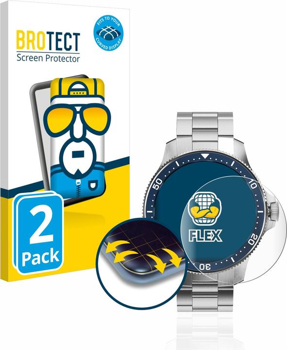 Productafbeelding BROTECT Volledig bedekkende screen protector (ScanWatch Horizon (43 mm))