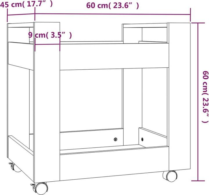 Image du produit vidaXL Bürowagen