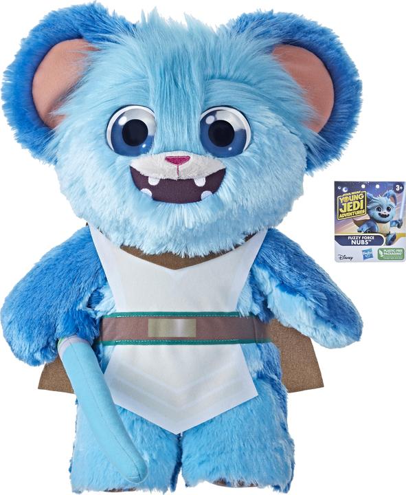 Actual product image Hasbro The Adventures of the Young Jedi, Fuzzy Force Nubs, Star Wars Plush Figure, Star Wars Playtoy (41.91 cm)