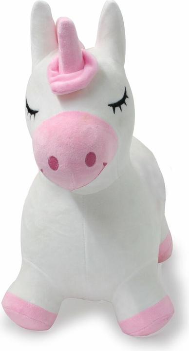 Actual product image Jamara Bouncy Unicorn with Plush Cover and Pump