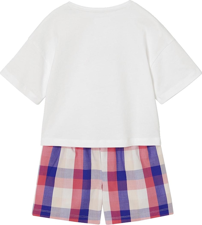 Image du produit Vertbaudet Mädchen Sommer-Schlafanzug mit Katze und Popeline-Shorts (140)