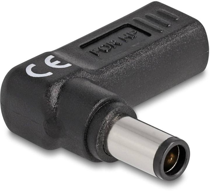 Actual product image Delock Adapter USB-C to HP 7.4 x 5.0 mm 90° angled (USB-C, 3.80 cm)