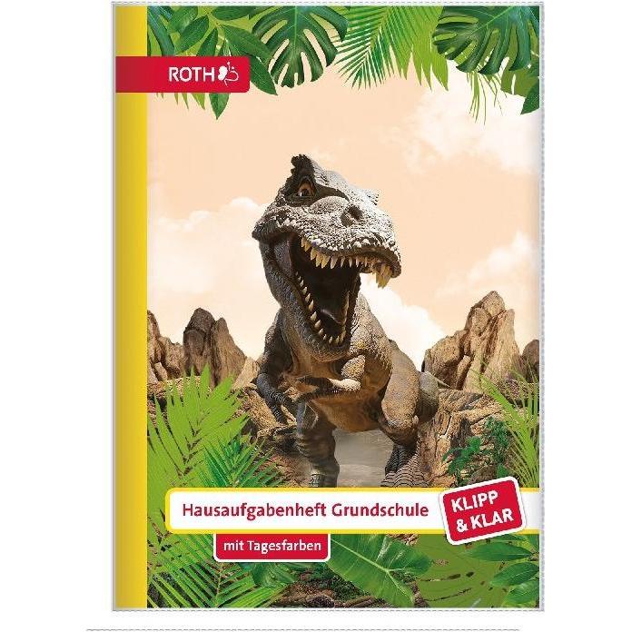 Roth, Heft + Block, Hausaufgabenheft Tyrannosaurus (A5)