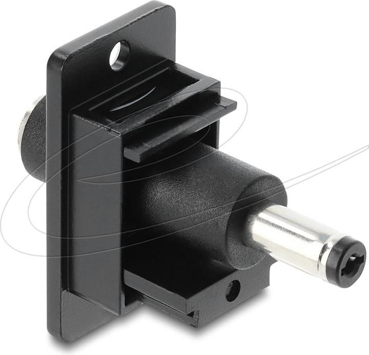 Produktbild Delock Panel Mount DC 5,5 x 2,5 mm Buchse zu DC 5,5 x 2,5 mm