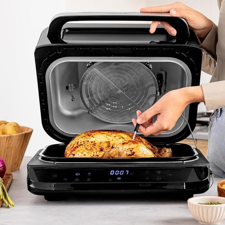 Actual product image Cecotec Powerful Air Fryer with 6 Cooking Modes and 4 Grill Levels