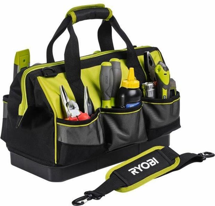 Actual product image Ryobi Craftsman bag RSSSTB1, size S,green/black, with shoulder strap