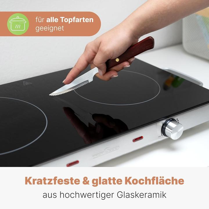 Image du produit Nenurodyta Proficook electric stove PC-DKP 1211 2 burners 2800W
