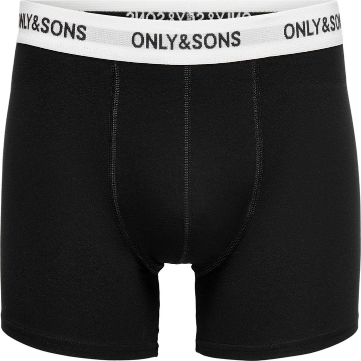 Produktbild Only & Sons Onsfitz Solid Black Boxer 3pack Noos (XS, 3er Pack)