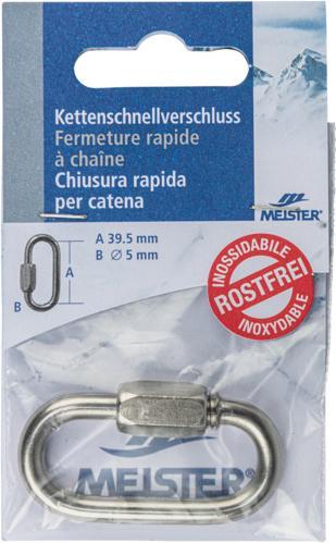 Produktbild Meister Rapid-Glied INOX 38.5x5mm (0.04 m)