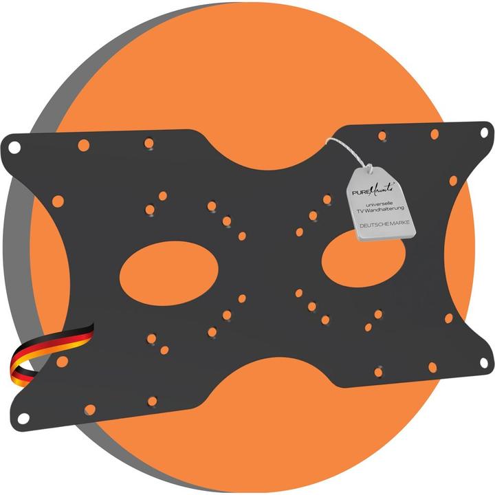 Produktbild PureMounts VESA Adapter Universal Schwarz (Adapter- / Montageplatten)