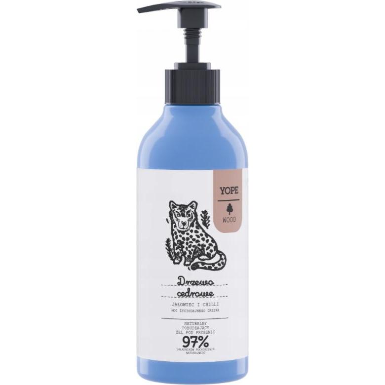 Yope, Duschmittel, Natural Cedar Tree & J (400 ml)