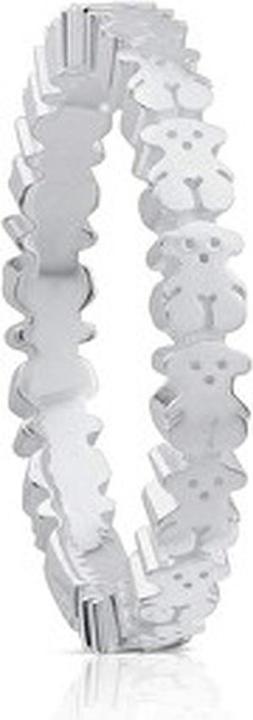 Actual product image Tous Sterling Silver Bear Motif Ring (12)