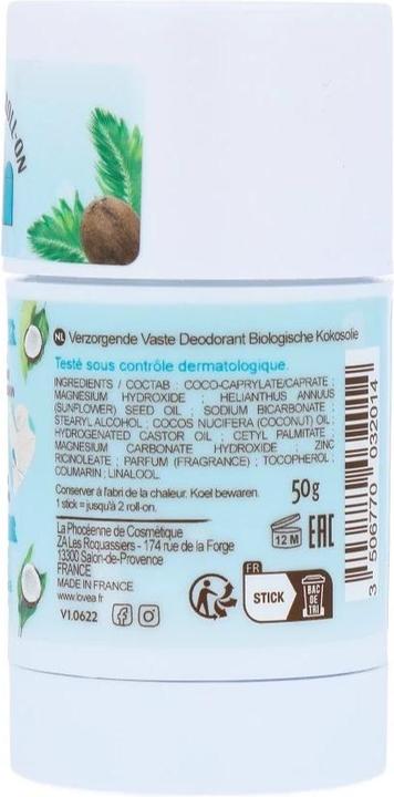 Actual product image Lovea déo soin solid huile de coco bio solid (Stick, 50 g)