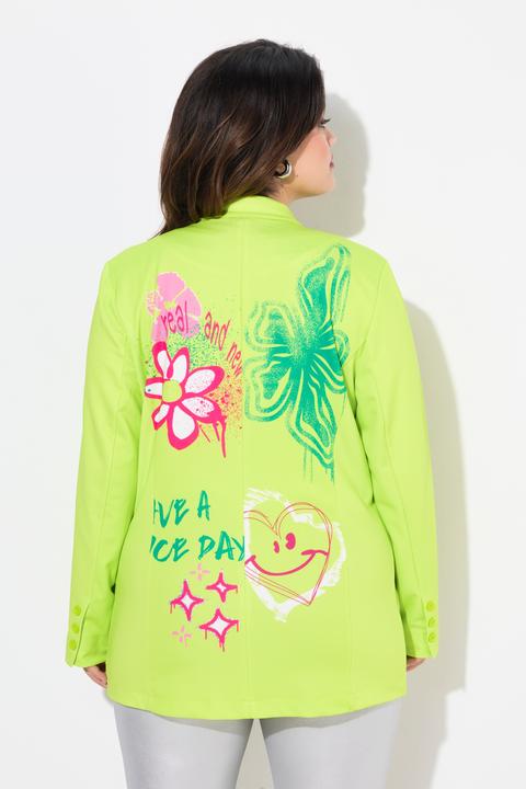 Actual product image Angel of Style Blazer, Scuba, gemalter Druck (54)
