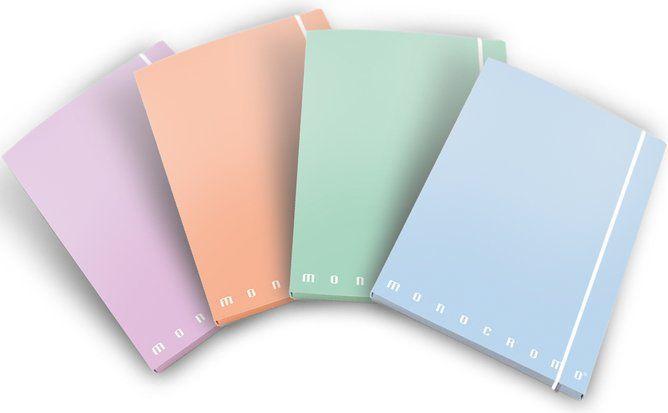 Actual product image Pigna Pack 6 folders 3 flaps Pastel (6x)