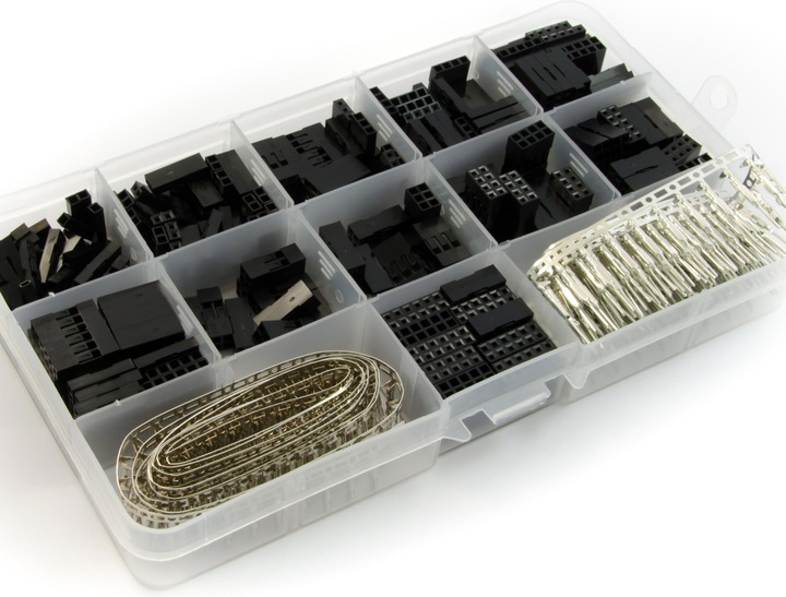 Purecrea Kit de sertissage Dupont mâle et femelle 620 pièces