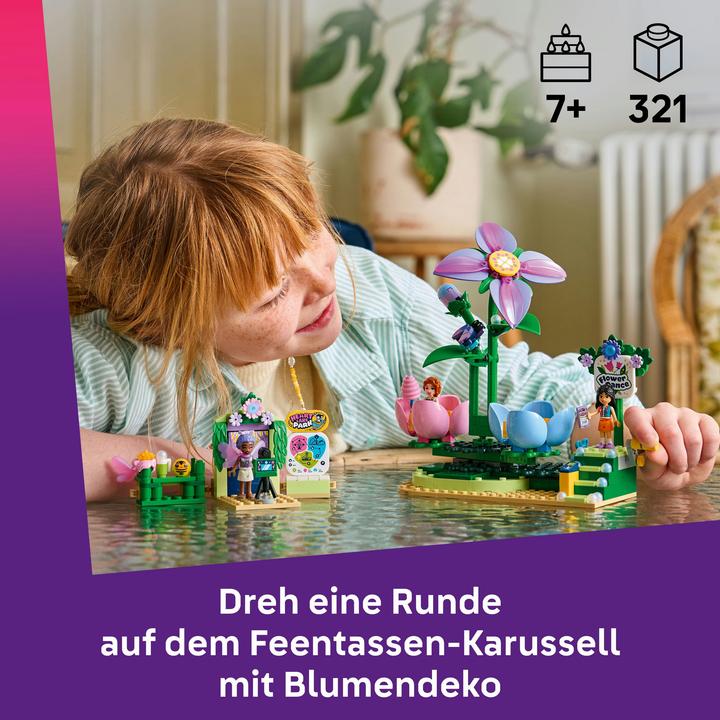 Produktbild LEGO Feentassen-Karussell mit Blumendeko (42702, LEGO Friends)