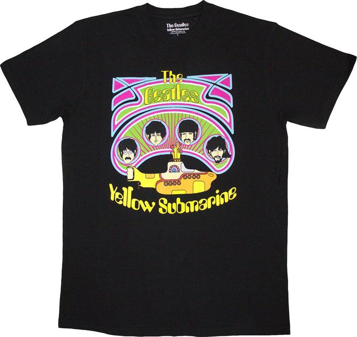 The Beatles Yellow Submarine Heads in Circles v2