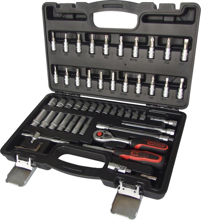 Productafbeelding KS Tools 1/4 doppenset 53 stuks.