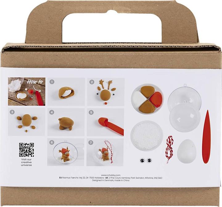 Produktbild Creativ Company Weihnachtskugeln, Rentier