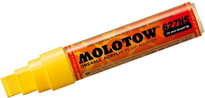 Actual product image Molotow Permanent marker One4All 627 HS refillable 15mm zinc yellow (Zinc yellow, 15 mm, 1 x)