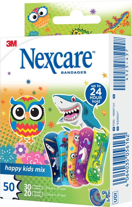 Nexcare Happy Kids Mix (50 x)