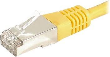 Image du produit Exertis Connect Câble patch F/UTP, CAT.6a, jaune, 15.0 m Pour 10 Gigabit/s, avec protection contre les courbures (F/UTP, CAT6a, 15 m)