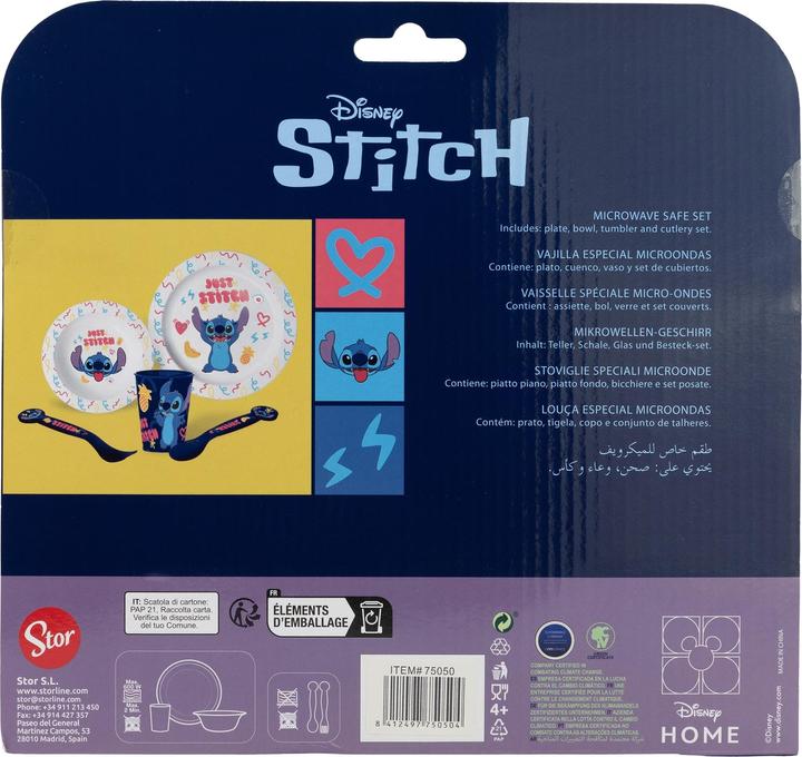 Actual product image Stor Stitch - Geschirr-Set 5-teilig