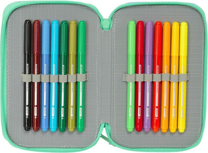 Produktbild Bluey Dreifaches Mehrzweck-Etui Sisters Grün Wasser 12,5 X 19,5 X 5,5 Cm 37 Stücke