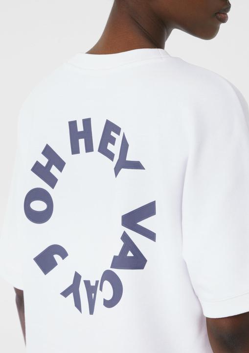 Produktbild Comma Sweatshirt Kurzarm-Sweatshirt im Relaxed Fit mit Rückenprint (40)