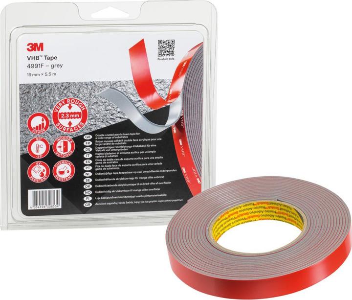 Actual product image 3M Double-sided mounting tape VHB 4905-F (12 mm)