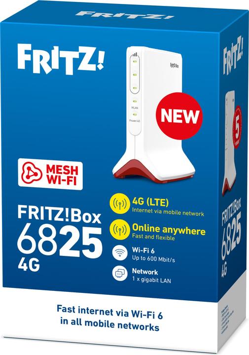 Actual product image FRITZ! Box 6825 4G international