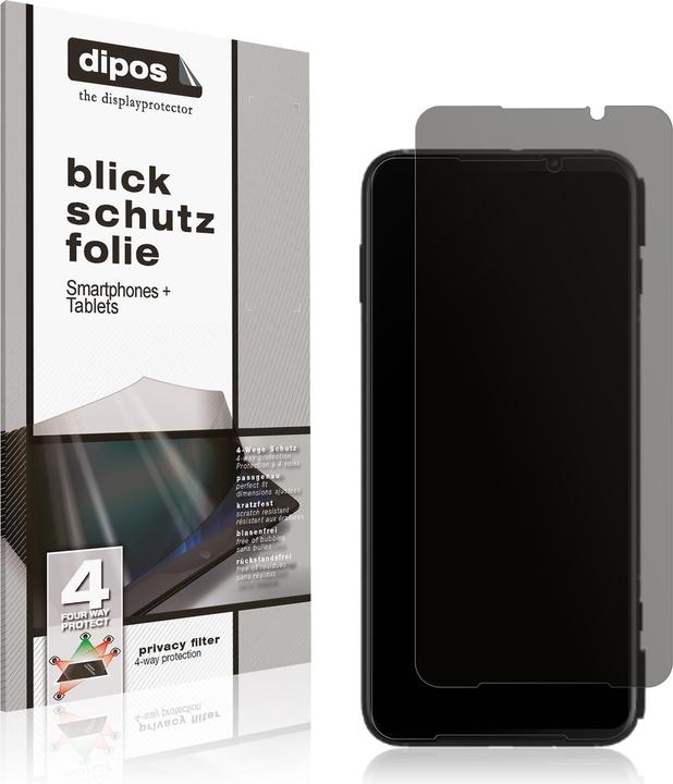 Actual product image Dipos Screen Protector 4-Way Privacy (1 Piece, Xiaomi Black Shark 3 Pro)