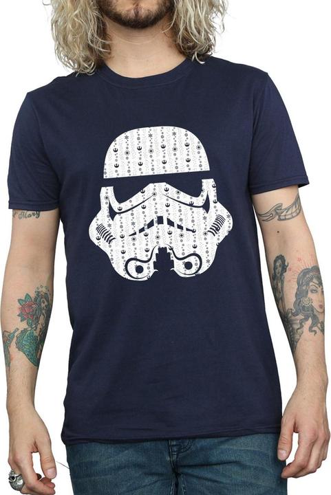 Image du produit Star Wars - T-shirt CHRISTMAS STORMTROOPER HELMET - Homme (S)