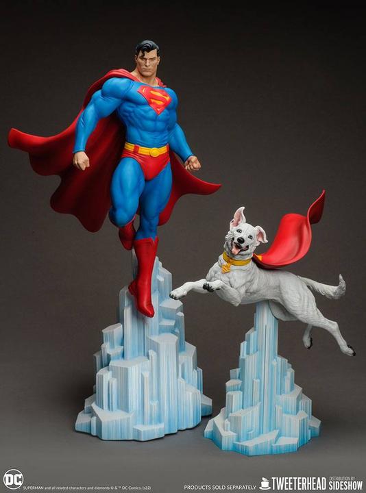 Actual product image Tweeterhead DC Comics statuette Krypto 32 cm